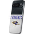 NFL Baltimore Ravens White Striped Pixel 9 Pro XL Skin